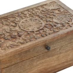 Mango Wood Carved Boxes, Set Of 3-Kirkland's Home Fashion