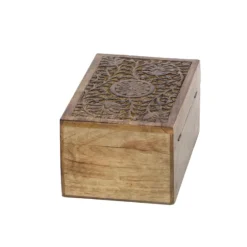 Mango Wood Carved Boxes, Set Of 3-Kirkland's Home Fashion