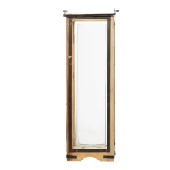 Mango Wood Frame Lantern, 31 In.-Kirkland's Home Best Sale