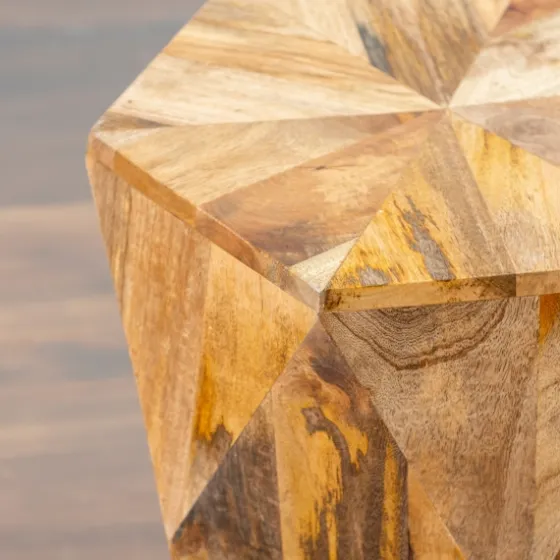 Mango Wood Hexagon Side Table-Kirkland's Home Best Sale