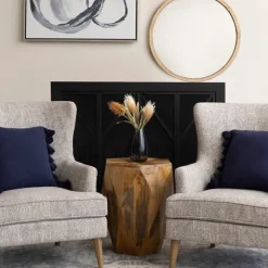 Mango Wood Hexagon Side Table-Kirkland's Home Best Sale