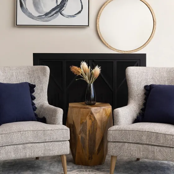 Mango Wood Hexagon Side Table-Kirkland's Home Best Sale