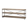 Mango Wood Metal Frame Console Table-Kirkland's Home Cheap
