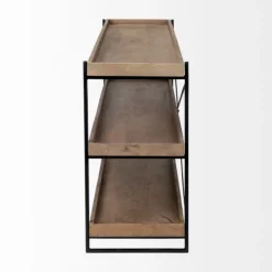 Mango Wood Metal Frame Console Table-Kirkland's Home Cheap