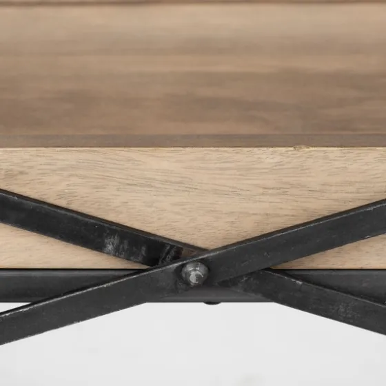 Mango Wood Metal Frame Console Table-Kirkland's Home Cheap