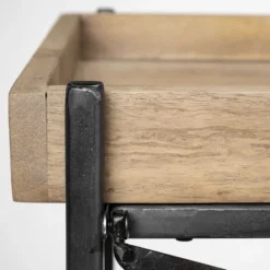 Mango Wood Metal Frame Console Table-Kirkland's Home Cheap