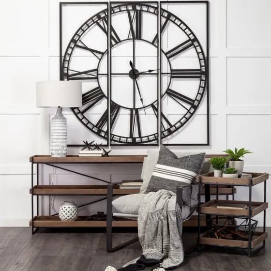 Mango Wood Metal Frame Console Table-Kirkland's Home Cheap