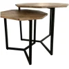 Mango Wood Nesting Accent Tables, Set Of 2-Kirkland's Home Flash Sale