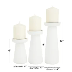 Mango Wood 3-Pc. Pillar Candle Holder Set-Kirkland's Home New
