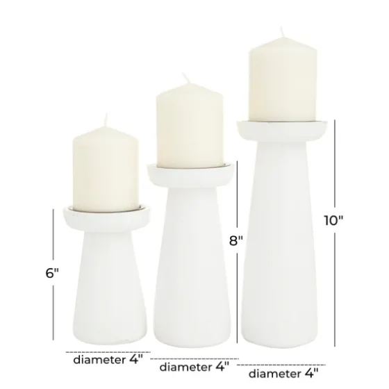 Mango Wood 3-Pc. Pillar Candle Holder Set-Kirkland's Home New