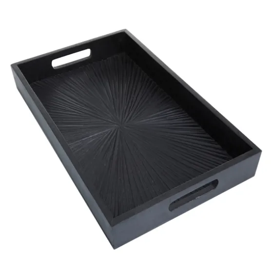 Mango Wood Trays, Set Of 3-Kirkland's Home Cheap