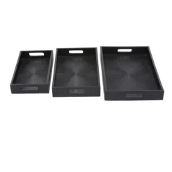 Mango Wood Trays, Set Of 3-Kirkland's Home Cheap