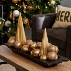 Mango Wood Trough Bowl-Kirkland's Home Fashion