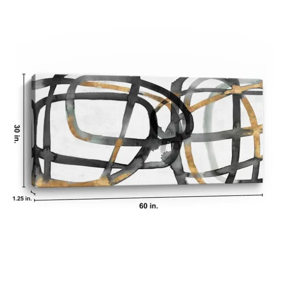 Many Ways Abstract Canvas Art Print, 60X30 In.-Kirkland's Home Online