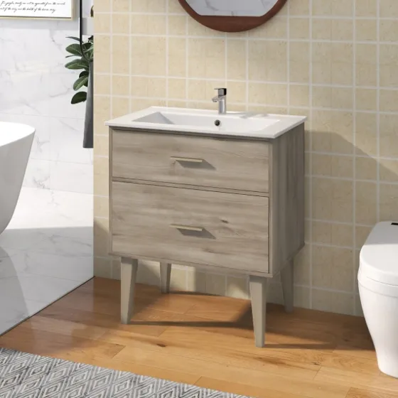 Maple Corinth Wood Sink Vanity-Kirkland's Home Fashion