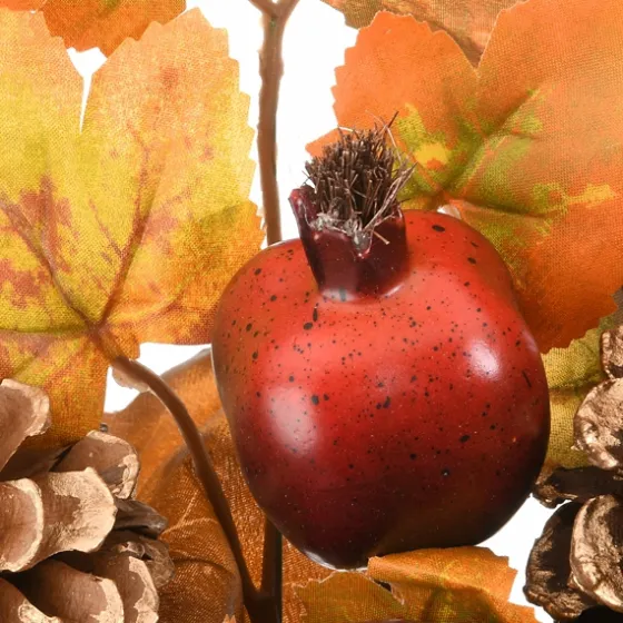 Maple Leaf And Pomegranate Corner Swags, Set Of 2-Kirkland's Home Online