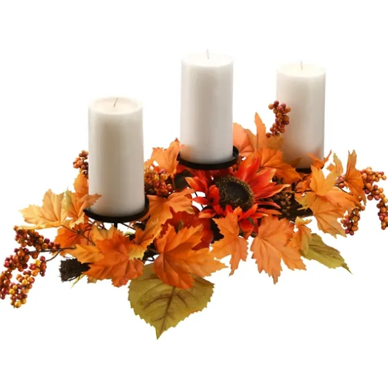 Maple Leaf Candleholder Centerpiece-Kirkland's Home Clearance
