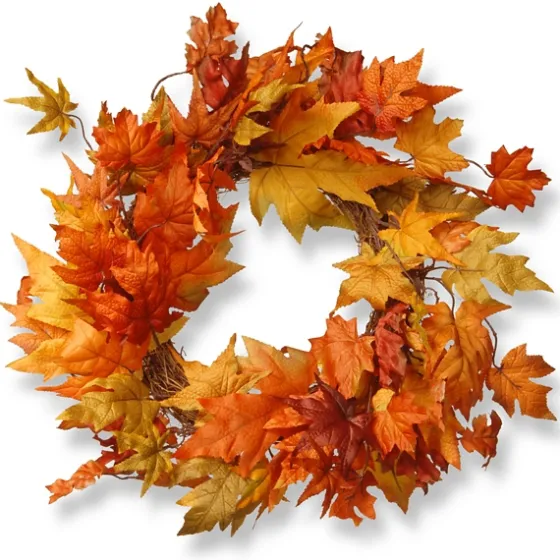 Maple Leaf Fall Foliage Wreath-Kirkland's Home Best Sale
