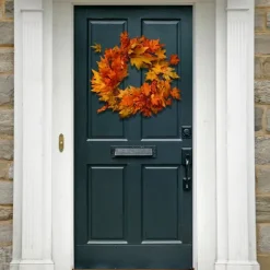 Maple Leaf Fall Foliage Wreath-Kirkland's Home Best Sale