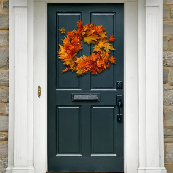 Maple Leaf Fall Foliage Wreath-Kirkland's Home Best Sale