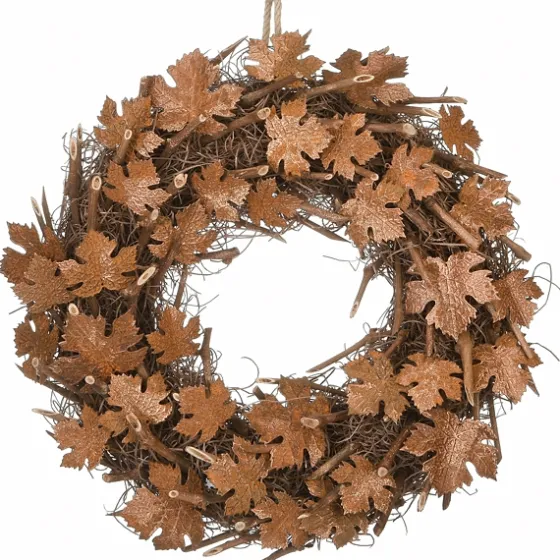 Maple Leaves Wreath-Kirkland's Home Online