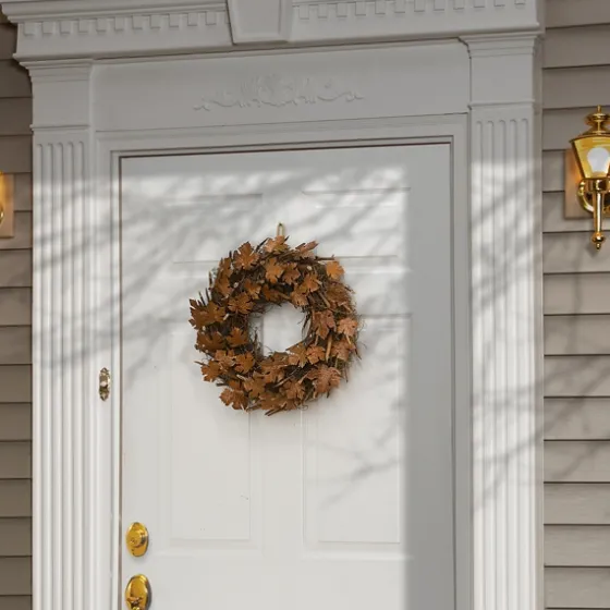 Maple Leaves Wreath-Kirkland's Home Online