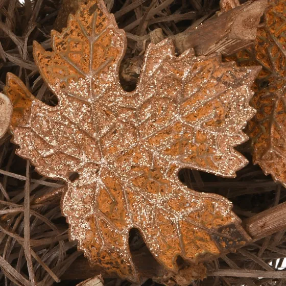 Maple Leaves Wreath-Kirkland's Home Online