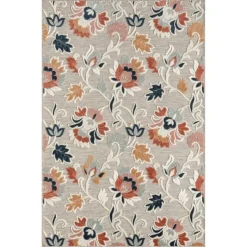 Mara Floral Blossom Indoor/Outdoor Area Rug, 5X7-Kirkland's Home New