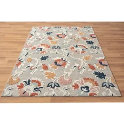 Mara Floral Blossom Indoor/Outdoor Area Rug, 5X7-Kirkland's Home New