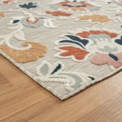 Mara Floral Blossom Indoor/Outdoor Area Rug, 5X7-Kirkland's Home New
