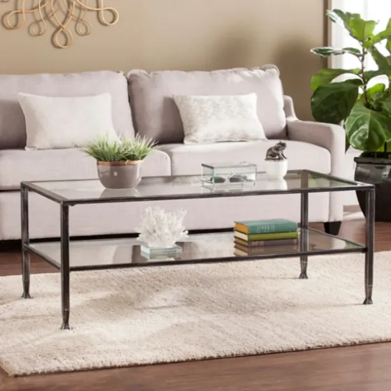 Mara Glass And Metal Coffee Table-Kirkland's Home Cheap