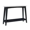 Marble And Black Wood Console Table-Kirkland's Home Clearance