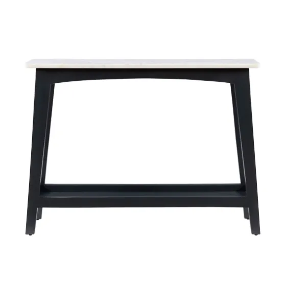 Marble And Black Wood Console Table-Kirkland's Home Clearance
