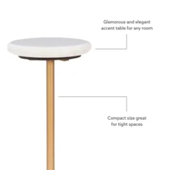 Marble And Gold Base Cocktail Table-Kirkland's Home Outlet