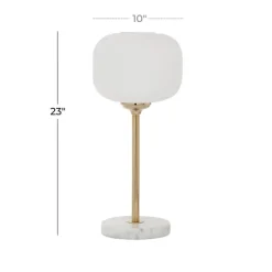 Marble And Gold Metal Globe Table Lamp-Kirkland's Home Cheap