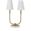 Marble And Gold Twin Shade Table Lamp-Kirkland's Home Clearance