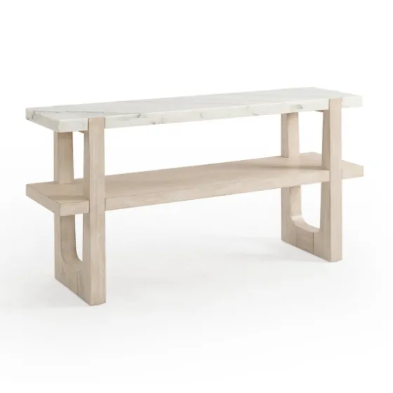 Marble And Ivory Wood Console Table-Kirkland's Home Online