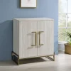 Marble Finish Gold Handle Storage Cabinet-Kirkland's Home Cheap