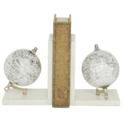 Marble Globe Bookends, Set Of 2-Kirkland's Home Discount