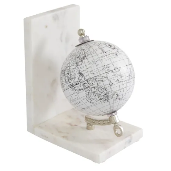 Marble Globe Bookends, Set Of 2-Kirkland's Home Discount
