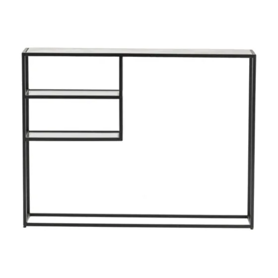 Marble Top Black Metal Console Table-Kirkland's Home Shop