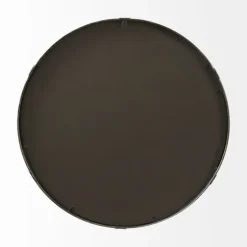 Maria Brushed Gold Round Wall Mirror-Kirkland's Home Fashion