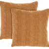 Marigold Cable Knit Throw Pillows, Set Of 2-Kirkland's Home Cheap