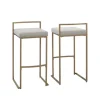 Marley And Gold Bar Stools, Set Of 2-Kirkland's Home Flash Sale