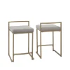 Marley And Gold Counter Stools, Set Of 2-Kirkland's Home Clearance