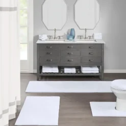 Marshmallow Contour Bath Mat, 24 In.-Kirkland's Home Fashion