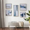 Martha Stewart Blue Drift 5-Pc. Framed Art-Kirkland's Home Discount