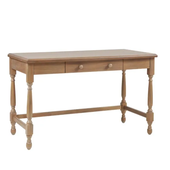 Martha Stewart Natural Wood Turned Legs Desk-Kirkland's Home Discount