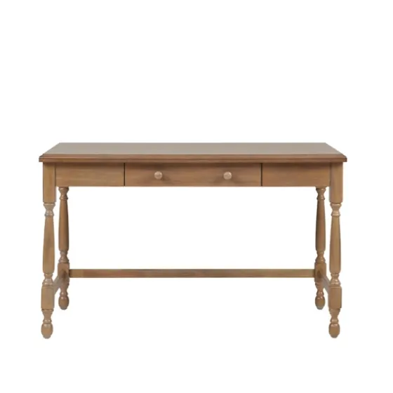 Martha Stewart Natural Wood Turned Legs Desk-Kirkland's Home Discount