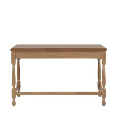 Martha Stewart Natural Wood Turned Legs Desk-Kirkland's Home Discount